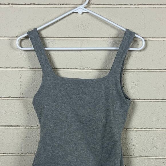 Free People Intimately Gray Square Neck Tank size S - Picture 4 of 8